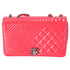CHANEL Matelasse Coco Boy Shoulder Bag A92797 Pink Patent Leather